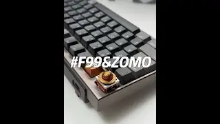 一套顶级客制化方案好难啊？ Fox99钛影+ZOMO个性金属键帽#高级感 #客制化 #iqunix #ZOMO