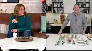 Chicago Metallic 16-Pc 3-D Christmas Cookie Cutter Set on QVC