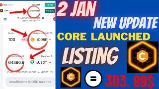 Satoshi Core Mining New update|mainnet Lunched|Core withdraw|Core Listing 3 more projects