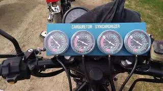 Carb sync 1980 CBX1000 6 cylinder Pt1