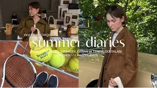 summer diaries: pop-up MANDEL, AirWater, gramy w tenisa, dostałam największą paczkę ever