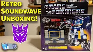 Retro 40th Anniversary Transformers G1 Soundwave Unboxing