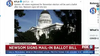 Calif. To Send Every Voter Mail-In Ballot