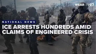 ICE arrests hundreds amid claims of engineered immigration crisis