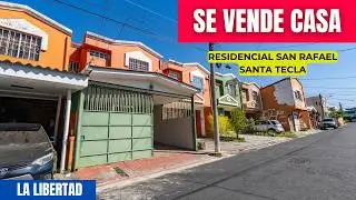 OPORTUNIDAD RESIDENCIAL 🏡 | CASA EN RESIDENCIAL SAN RAFAEL, SANTA TECLA