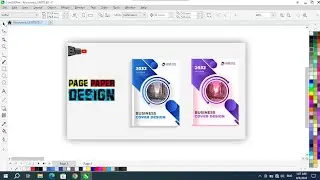 How to make Business Ideas Books cover Design in CorelDraw | Design tutorial |