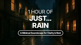 1 Hour of Just... Rain | A Minimal Soundscape for Clarity & Rest