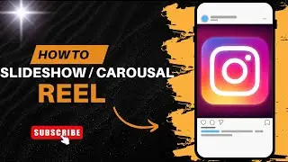 HOW TO TURN A SLIDESHOW OR CAROUSEL INTO A REEL ON INSTAGRAM (2025!)