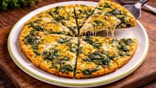 Spinach Pizza 🍕 | Healthy & Delicious | Weight Loss Recipe | 3 Minutes!