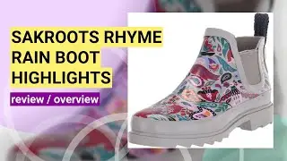 Reviewing the Sakroots Women's Rhyme Rain Boot: Style Meets Function