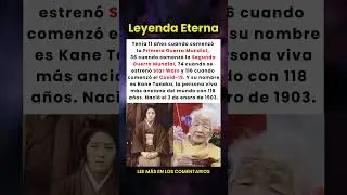 &iexcl;La mujer que vivi&oacute; las dos Guerras Mundiales, el estreno de Star Wars y el Covid-19! 🤯👵🏻✨