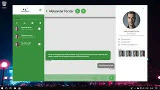 C# WPF Design UI - 2/3 - Profile