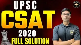 UPSC CSAT 2020 Full Paper Solution | CSAT 2026 Exam Booster |  | Nandini IAS LIVE