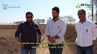 KP F&eacute;rtil sendo usado para enriquecer a compostagem!