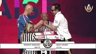 ERMANNO MARANGON Campione del Mondo 2018 S.G. Master 75 kg, VS IRAN