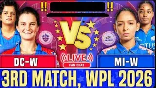 Mumbai Indians Women vs Delhi Capitals Women, 3rd Match, WPL 2026 - Live Cricket