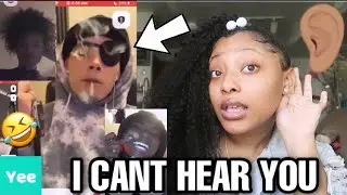 DEAF PRANK ON THE YEE APP 😬🤣