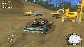 FlatOut Gameplay playthrough part 1 - 4K 60FPS no commentary