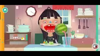 Giving the girl real food because.. :(
