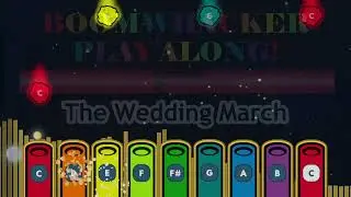 The Wedding March for Boomwhacker Playalong #boomwhackers  #weddingmusic  #classicalmusic