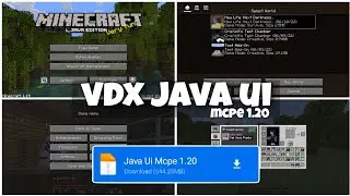 Vdx Java Ui Mcpe 1.20 Download || convert you pe to java 🤘