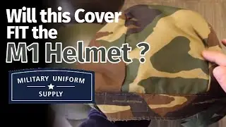 Will this Woodland Camo Cover fit the M1 Helmet? - How to add a Camo Cover to your M1 Helmet