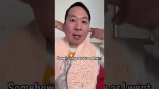 kevinyeedotcom knitting his first scarf