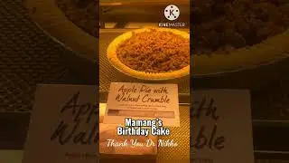 Apple Pie with Walnut Crumble II Mary Grace II Ginger Duke II #shorts