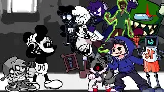 FNF Really Happy But Different Characters Sing It 🎤🎶 (Everyone Sings Really Happy)