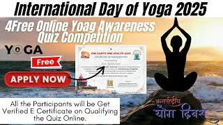 4Free International Day of Yoga 2025 Certificates | International Yoga Day 2025 | Free Certificates