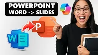 Конвертируйте WORD в POWERPOINT с помощью COPILOT AI
