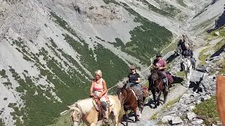 A cavallo Sentiero per Pedenolo - Passo Forcola Parco dello Stelvio