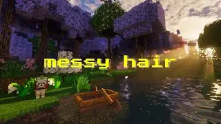 messy hair 🌸 get ready with me... [minecraft morning relaxing music - happy and positive energy]