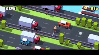 Crossy Road #127 Cyclist Score 313