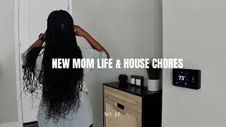 #18 NEW MOM LIFE | Light dinner, making orange cake, morning walk & taking down my braids.