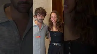 Kartik Aryan and Tripti Dimri were spotted at Manish Malhotra's house