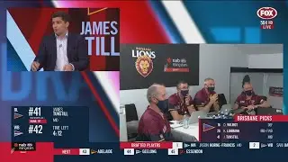 Brisbane Lions pick James Tunstill | AFL Draft 2021 | Fox Footy