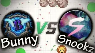 Agario Mobile 1v1 | Epic Private server ! | Bunny vs Snookz | Full Uncut |