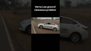 Verna underbody touched- low ground clearance issue #verna