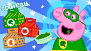 Les histoires de Peppa Pig 🥦 Les goûters de super-héros !  🦸‍♀️ Épisodes de Peppa Pig