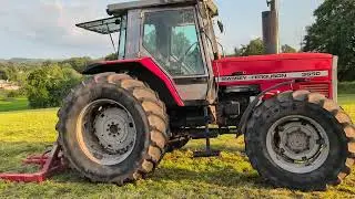Drawing and wrapping second cut silage