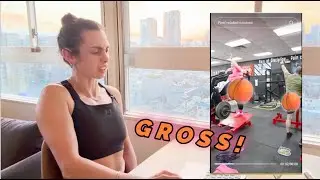 Trainer Reacts to Anna O'brien  - Making a mockery of the gym