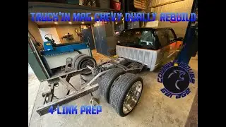 Truck'in Mag Chevy Dually Rebuild 4Link Prep Cougar House Garage Ep 415