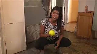 Cleveland man says his home is sinking into the ground