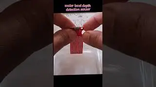 Water level/depth detection sensor  #waterlevelsensor #analog #diyprojects