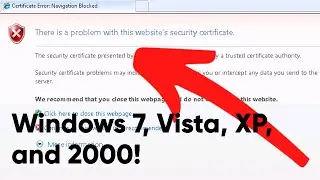 Как исправить ошибки сертификатов в Windows XP / Vista / 7 / 2000