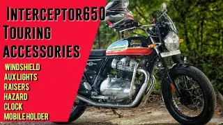 Interceptor 650 Accessories || Dart Marlin || HJG Aux || JB Racing Raiser || Bobo || Clock || Hazard