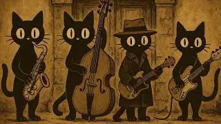 Black Cats Jam the Alley: Deep Bass Jazz to Supercharge Focus & Flow