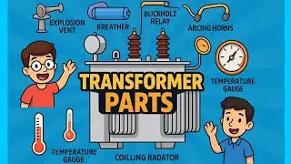 🔌 All parts of Transformers Explained Simply! #transformer #video #education#trending #yt#current#ac