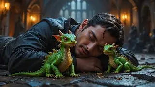 At Dawn, Dragon Pack Found Missing Hatchlings Sleeping Beside a Human Guardian | HFY Sci-Fi Story